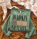 Pumpkin Season Fall Graphic Crewneck Sweatshirt