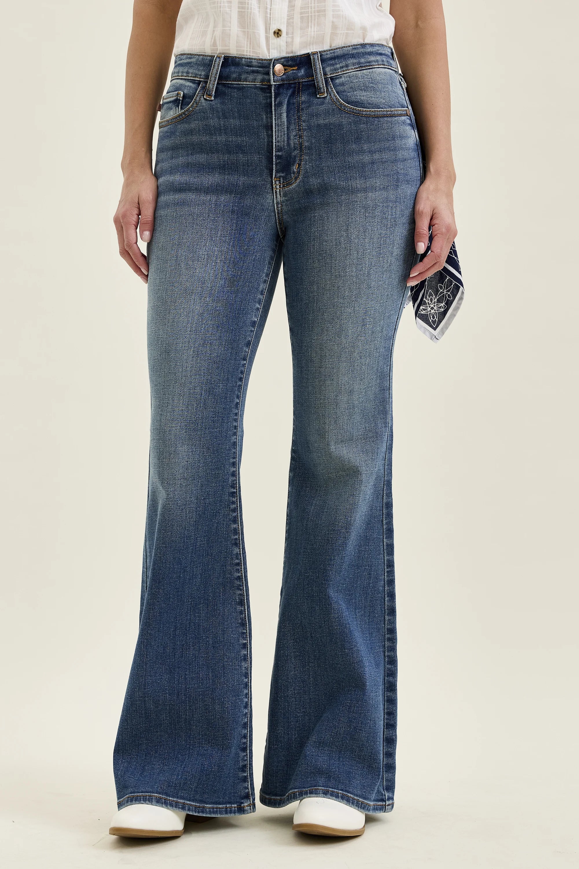 Judy Blue Jeans with Bandana