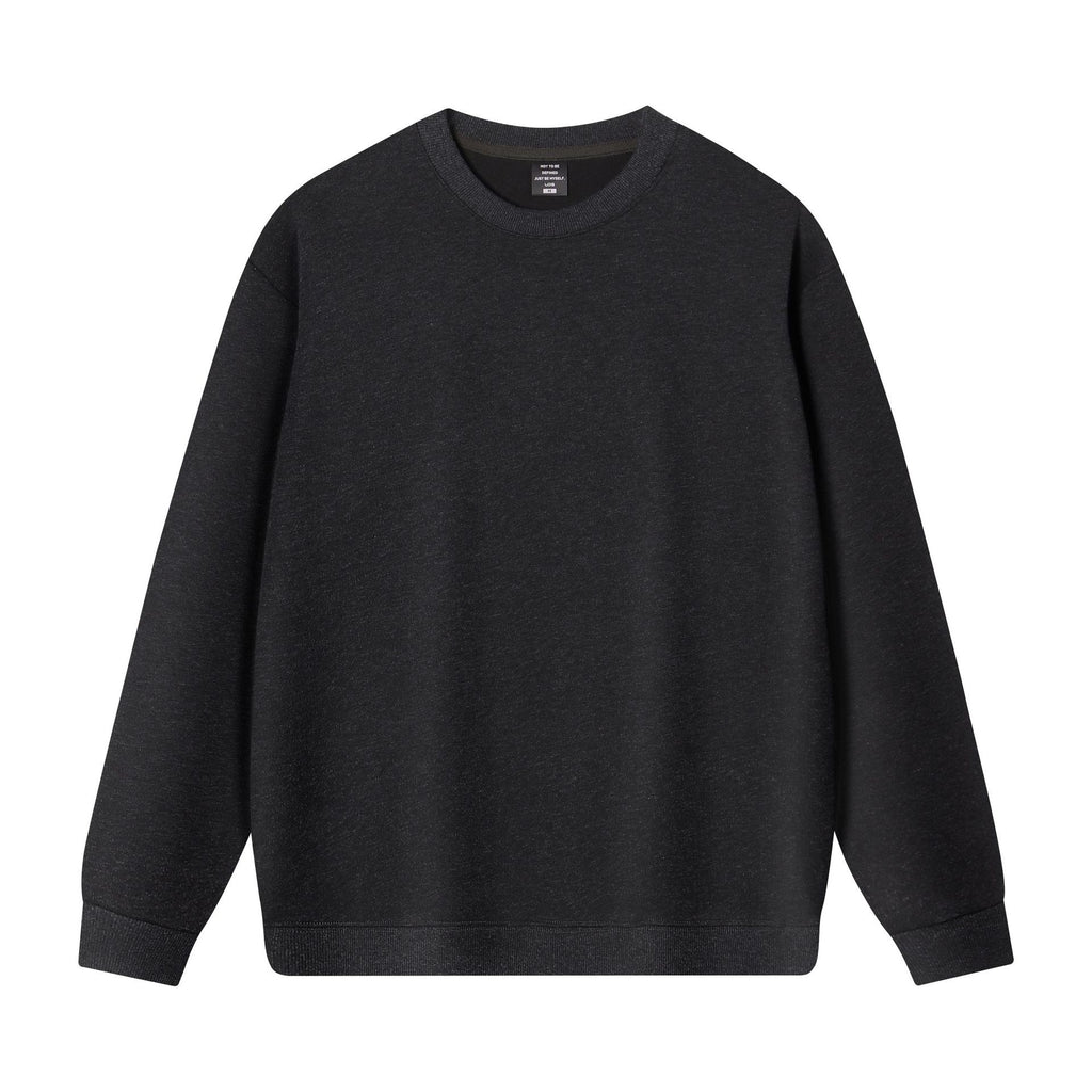 Loose fit crew neck long sleeve sweatshirt