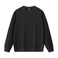 Loose fit crew neck long sleeve sweatshirt