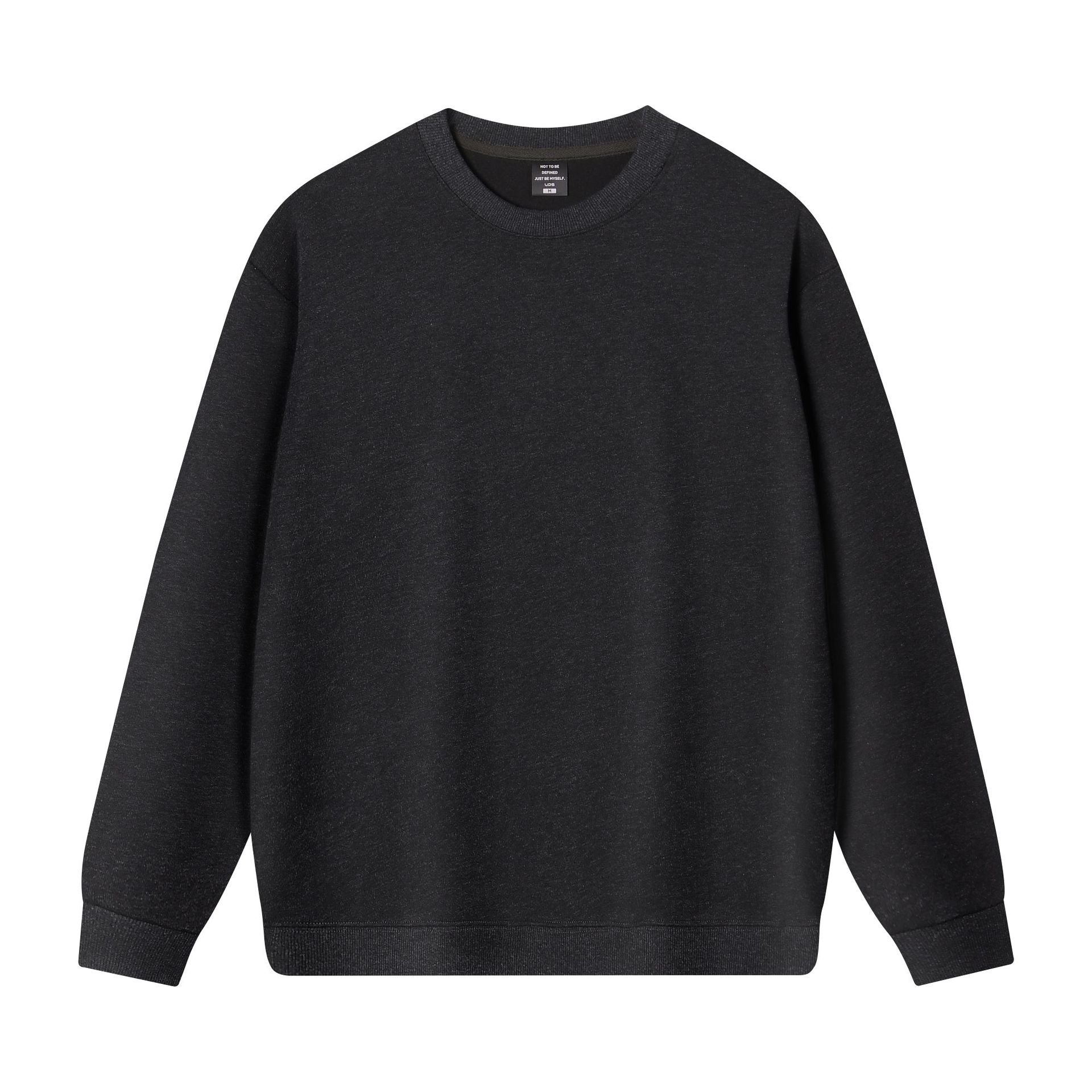 Loose fit crew neck long sleeve sweatshirt