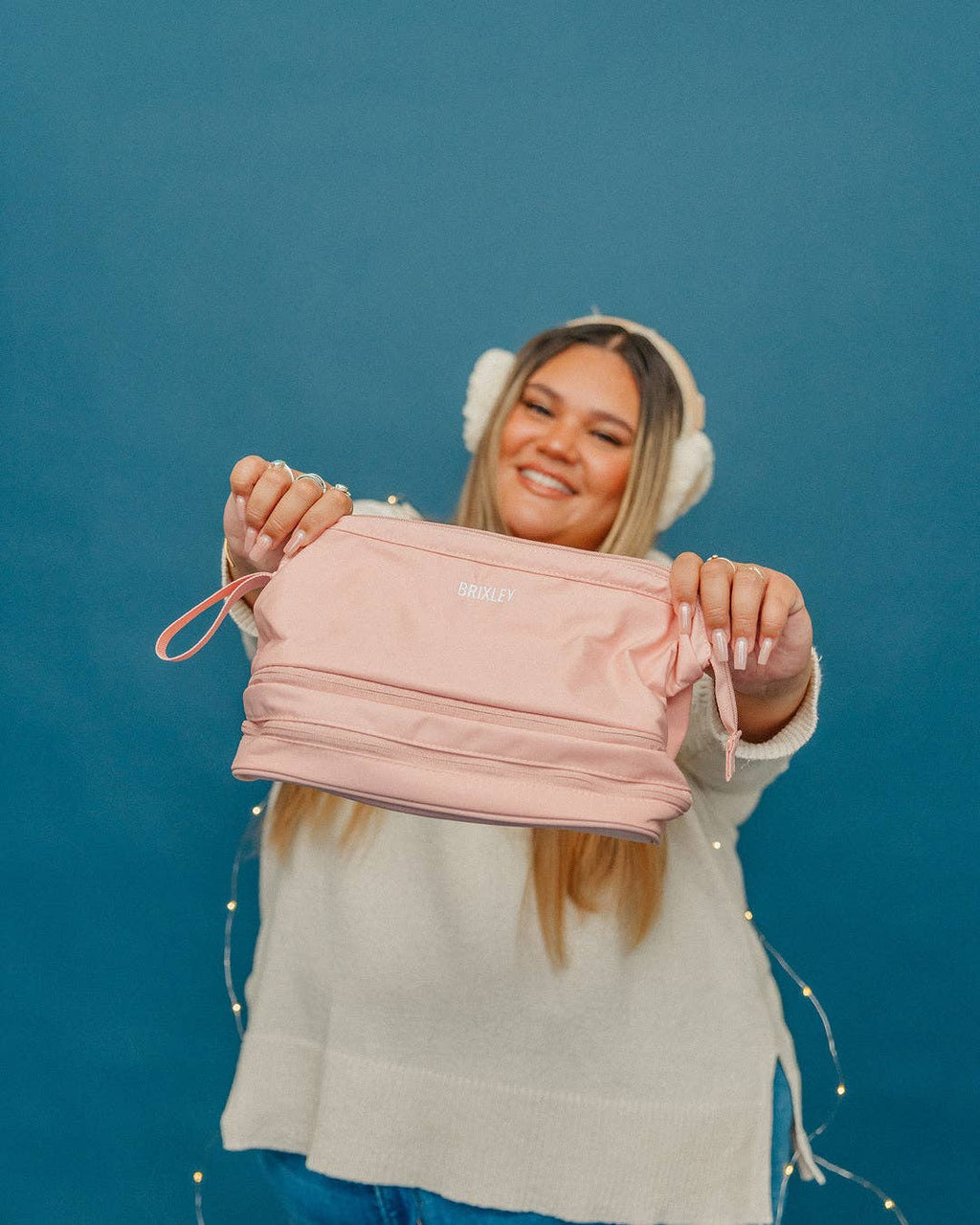 Pink Brixley Toiletry Bag