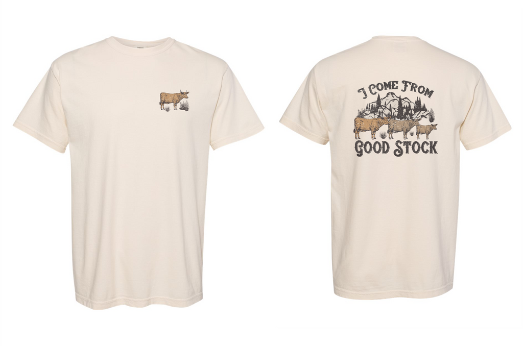 I Come From Good Stock Kids Western Graphic T-Shirt