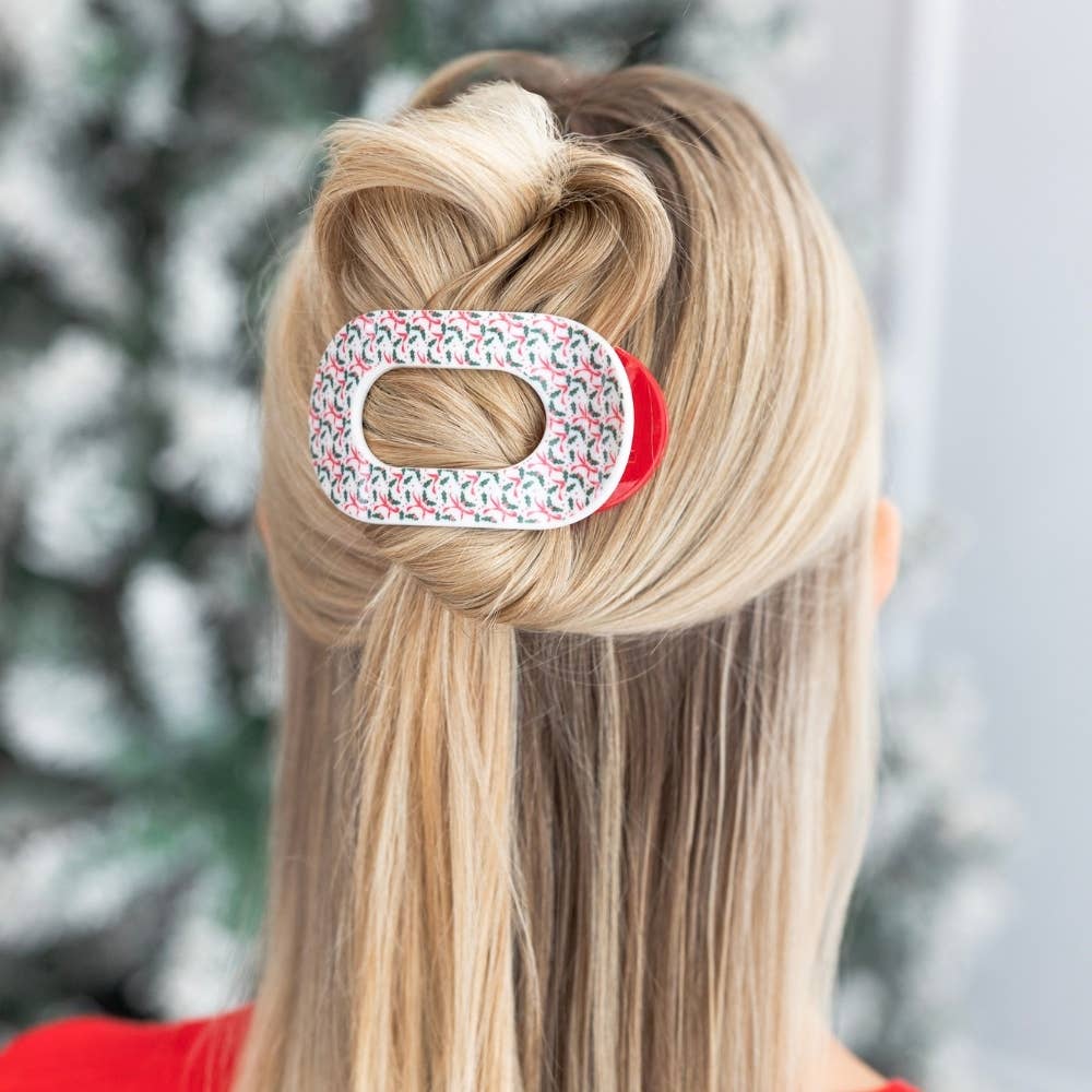 Festive Feels | Small | Flat Round Hair Clip