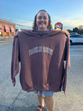 Custom Town Name Varsity Letter Local Pride Sweatshirt
