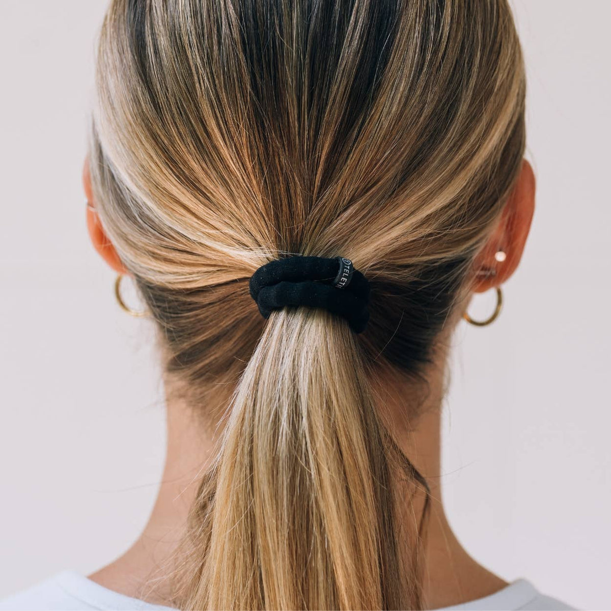 Jet Black | Small | Nylon Hair Ties
