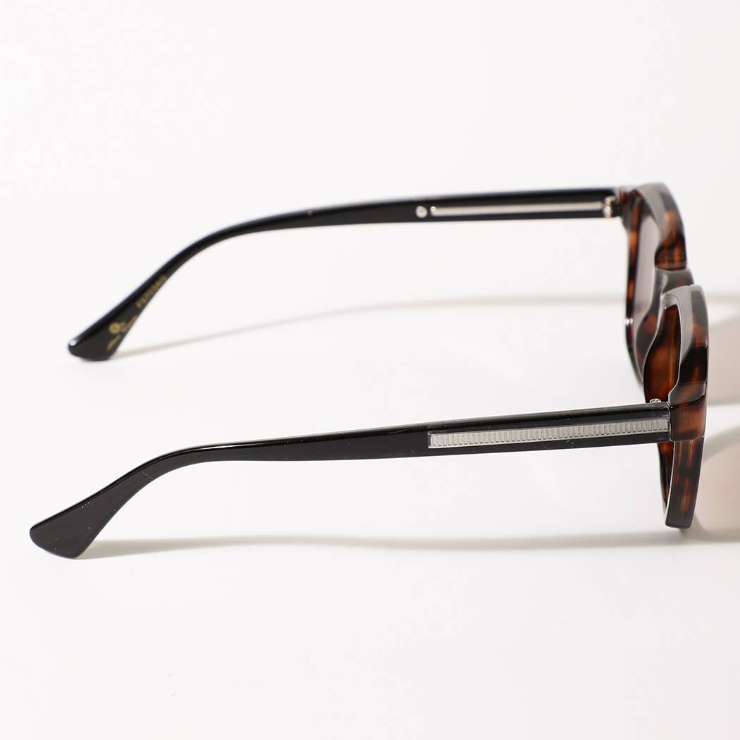 Retro Square Frame Sunglasses Modern Fashion Style