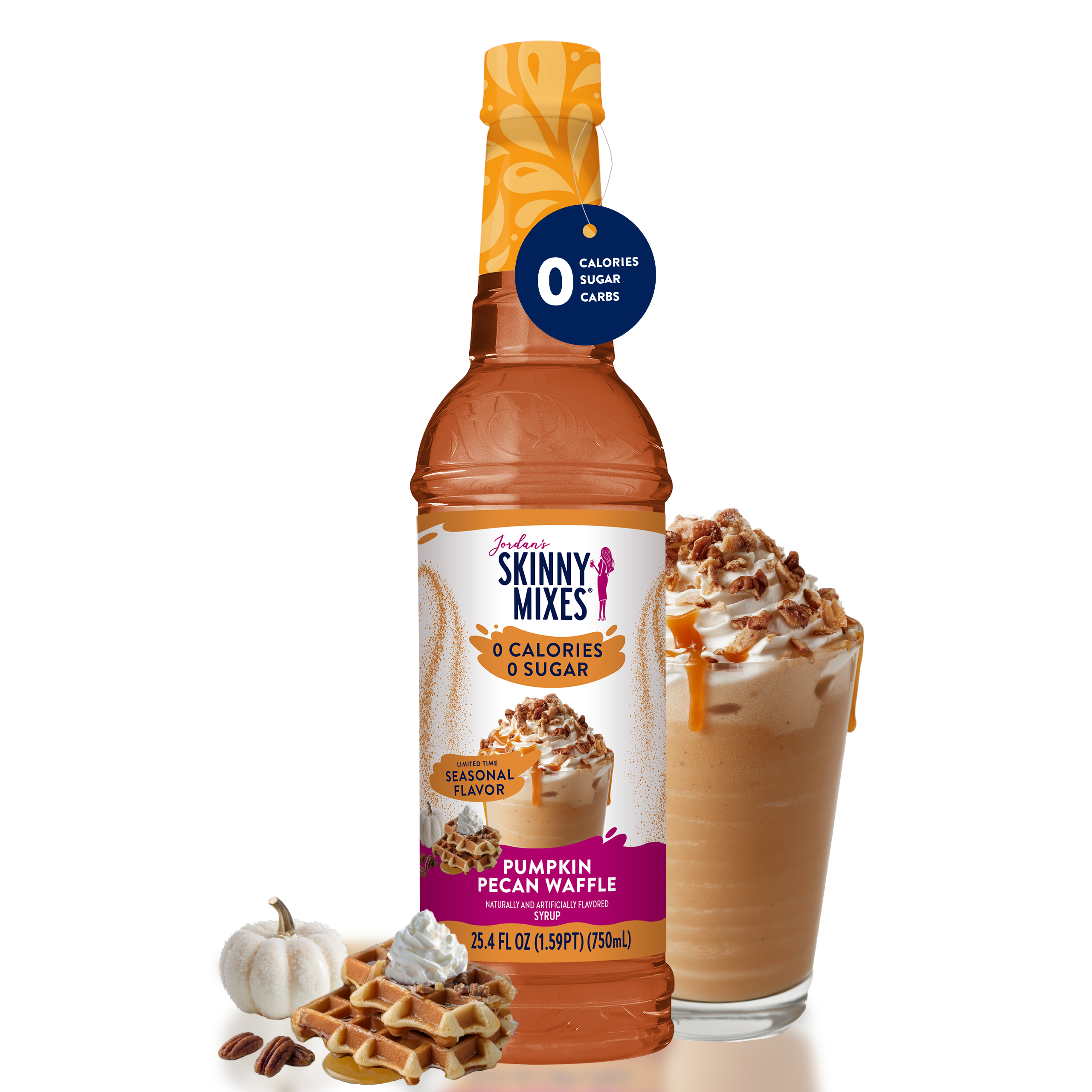 Sugar Free Pumpkin Pecan Waffle Syrup
