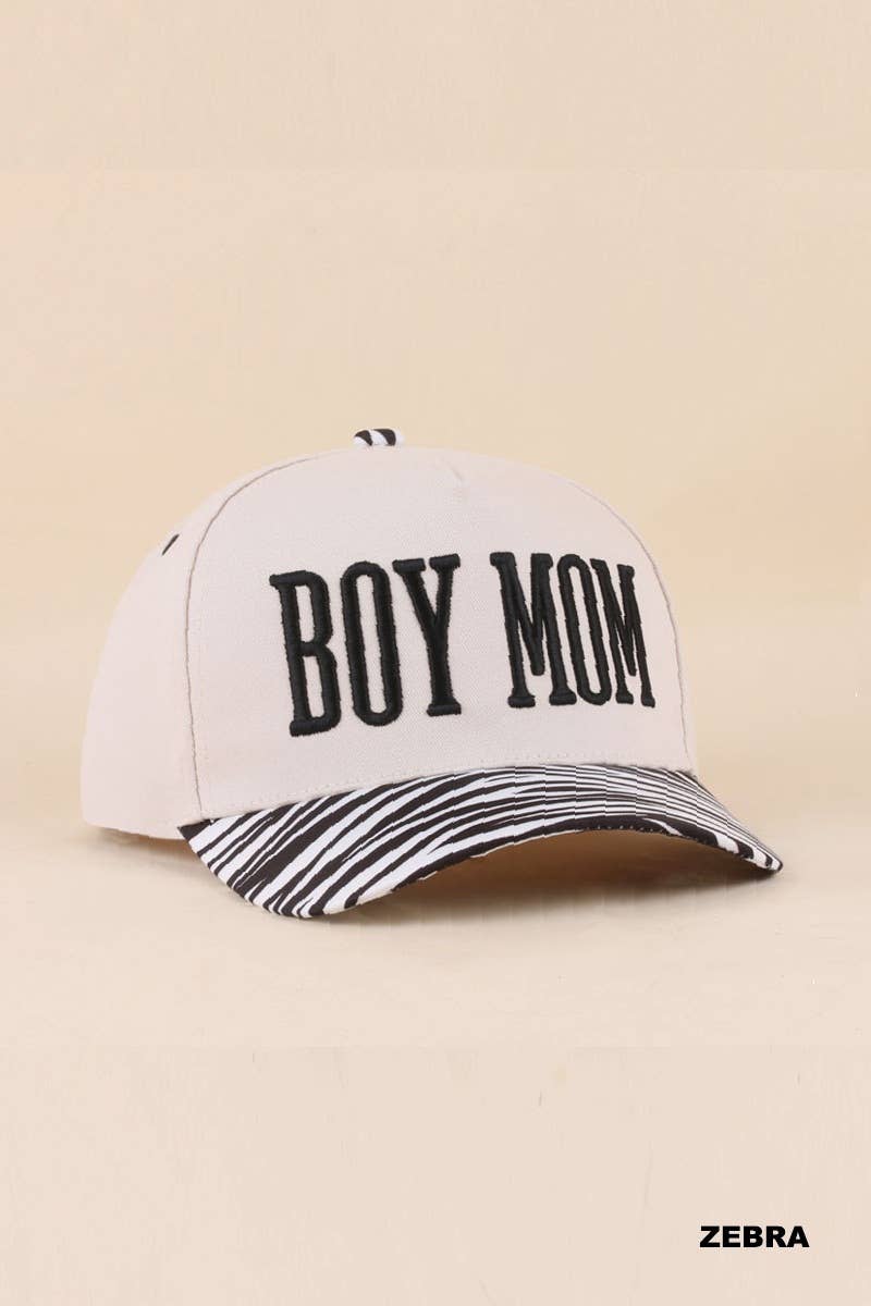 Boy Mom Two Tone Snapback Hat