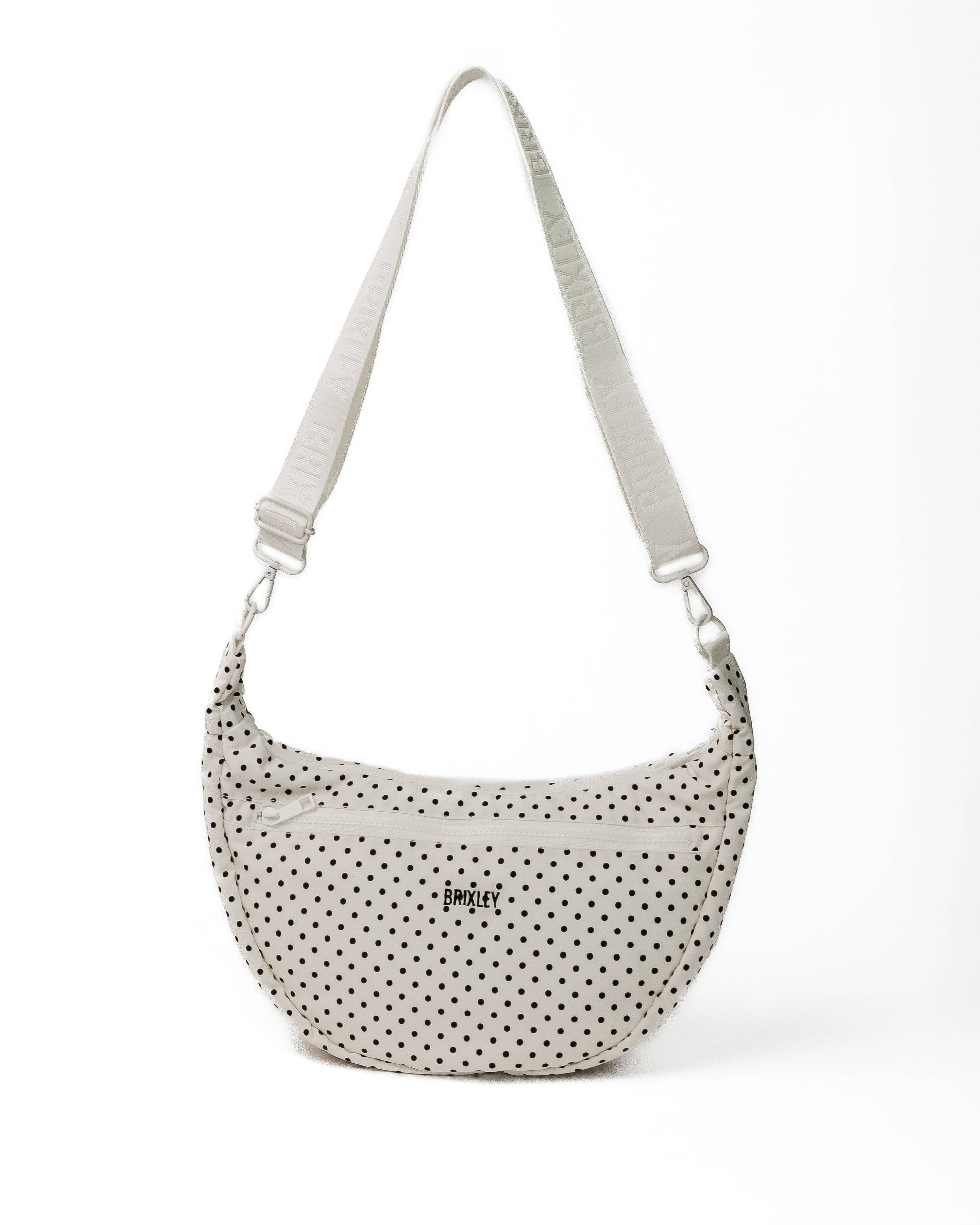 Pearl Dot Crescent Bag