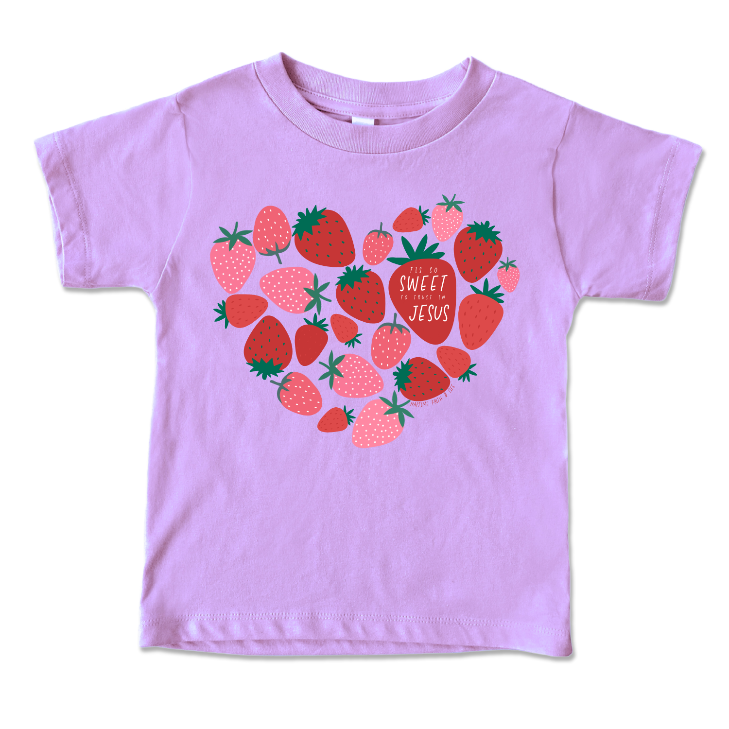 Tis So Sweet To Trust In Jesus Strawberry Toddler T-Shirt