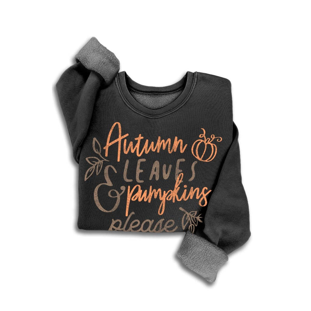 AUTUMN PUMPKINS MINERAL SWEATSHIRTS