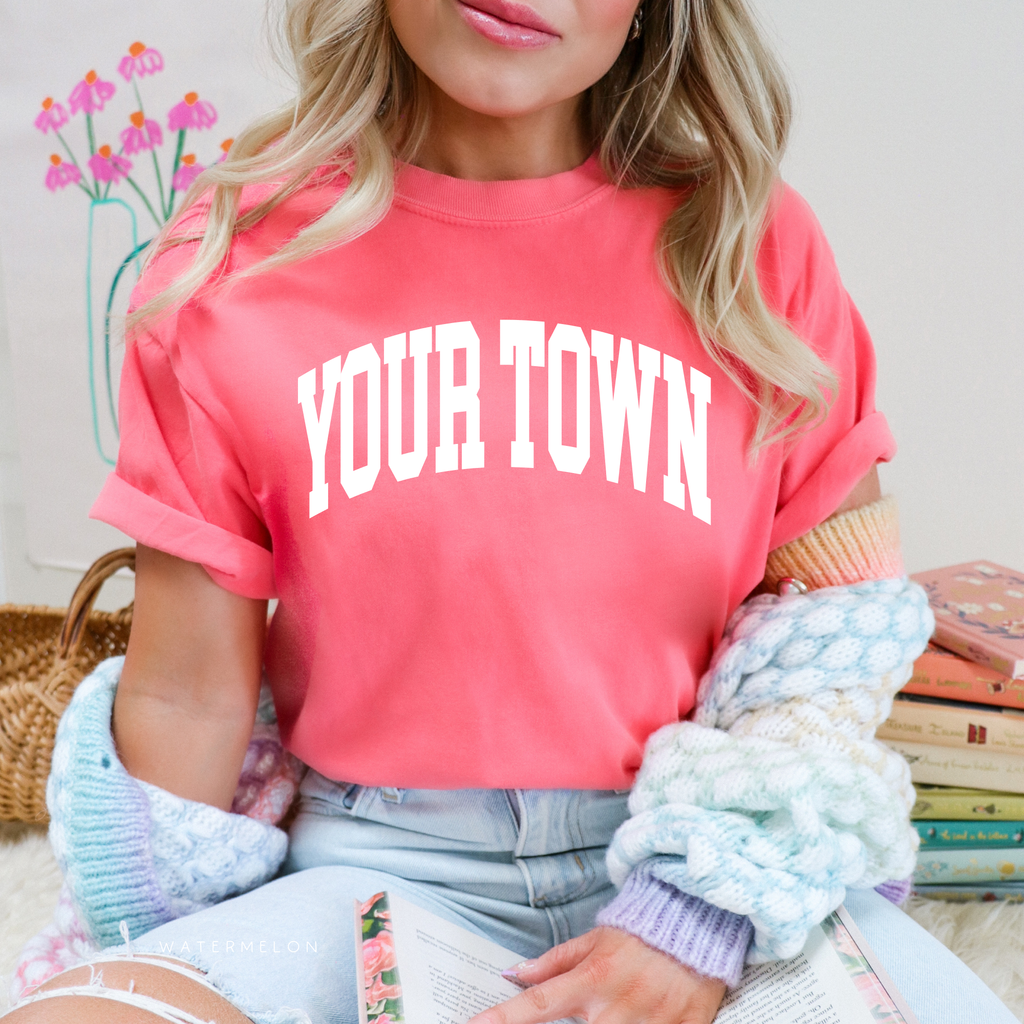 Custom City Comfort Colors Heavyweight Hometown T-Shirt