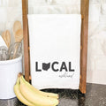 Local State and City - Custom Cotton Tea Towel