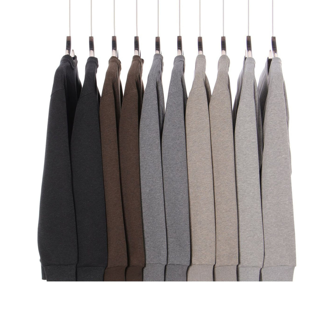 Loose fit crew neck long sleeve sweatshirt