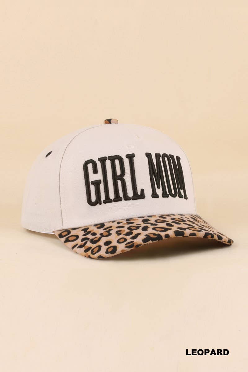 Girl Mom Two Tone Snapback Hat