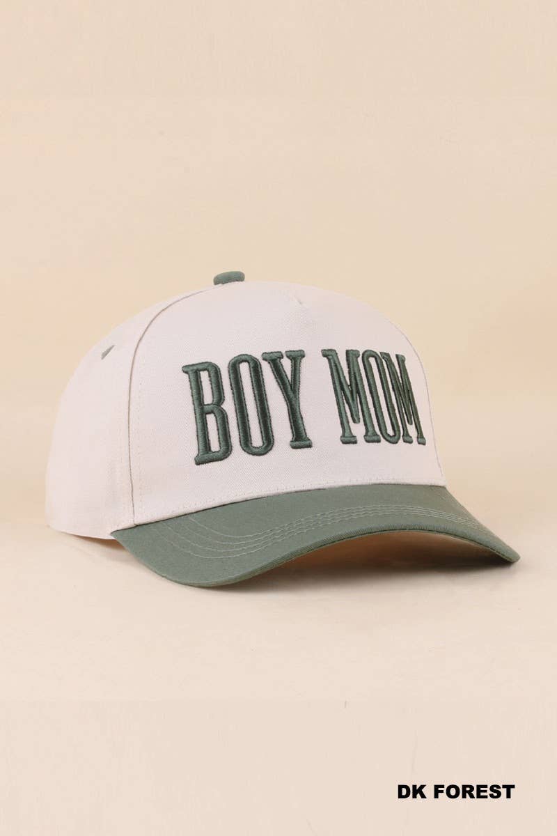 Boy Mom Two Tone Snapback Hat