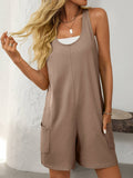 Loose Casual Backless Outdoor Sleeveless Jumpsuit