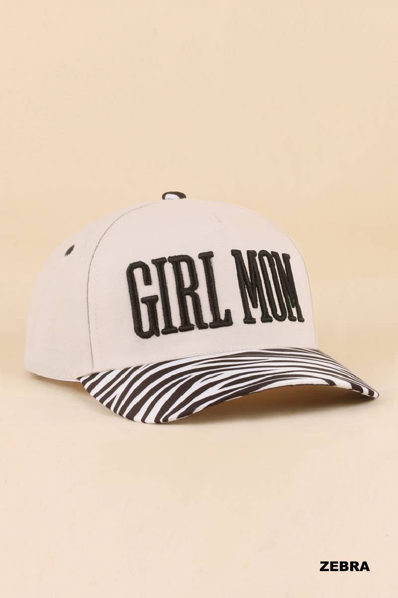 Girl Mom Two Tone Snapback Hat