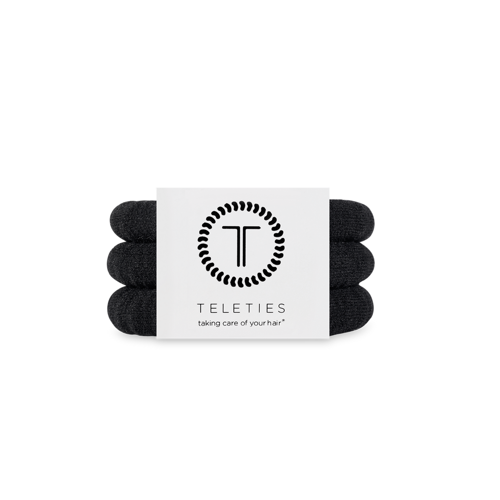 Jet Black | Small | Nylon Hair Ties
