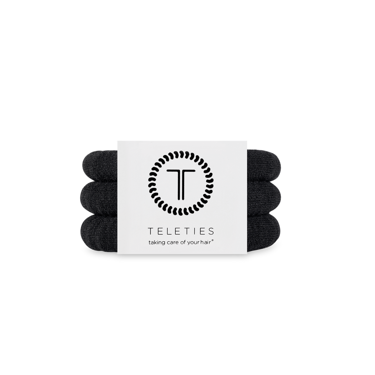 Jet Black | Small | Nylon Hair Ties