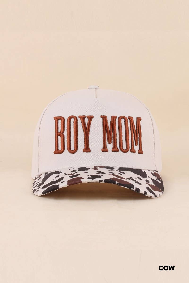 Boy Mom Two Tone Snapback Hat