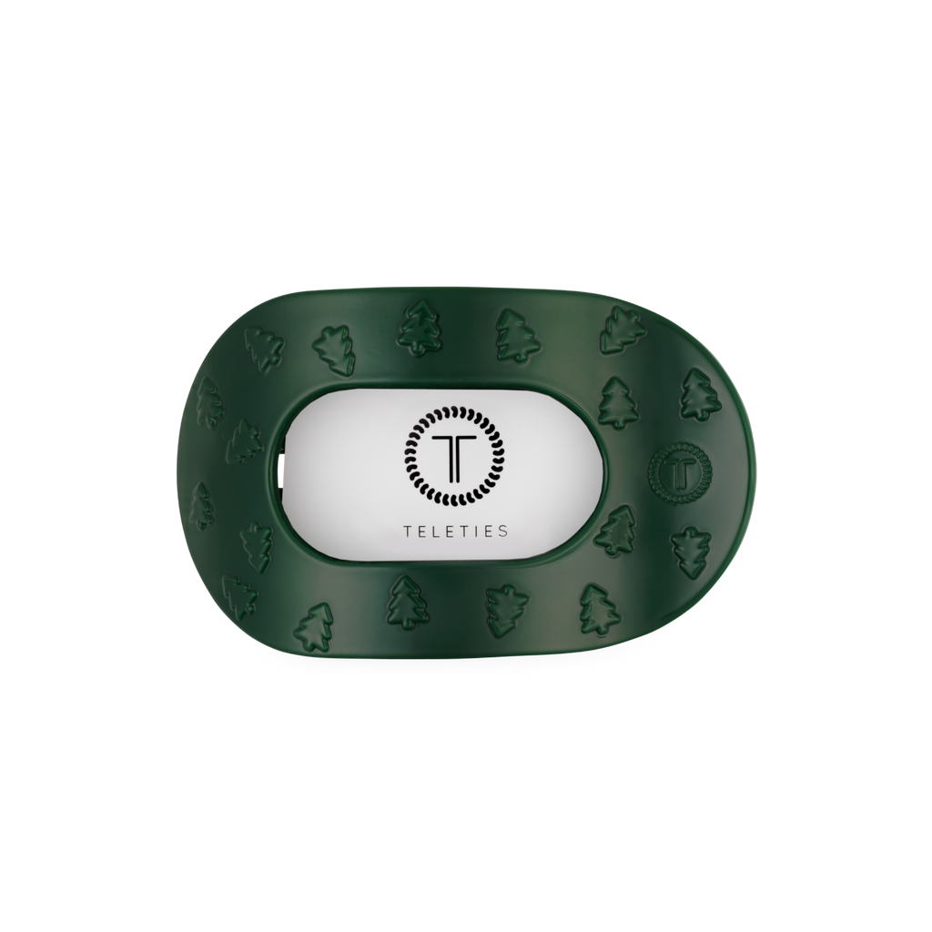 O Christmas Tree | Medium | Flat Round Hair Clip