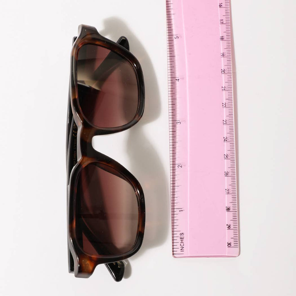 Retro Square Frame Sunglasses Modern Fashion Style