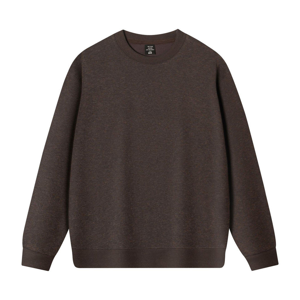 Loose round neck long sleeved sweatshirt for men