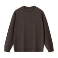 Loose round neck long sleeved sweatshirt for men