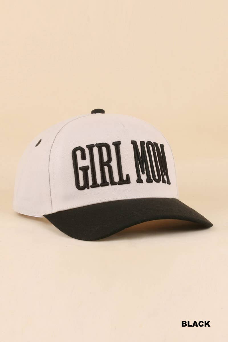 Girl Mom Two Tone Snapback Hat