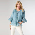 Susan Flutter Sleeve Top