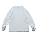 Solid Color Loose Long Sleeve Round Neck T-Shirt for Men and Women