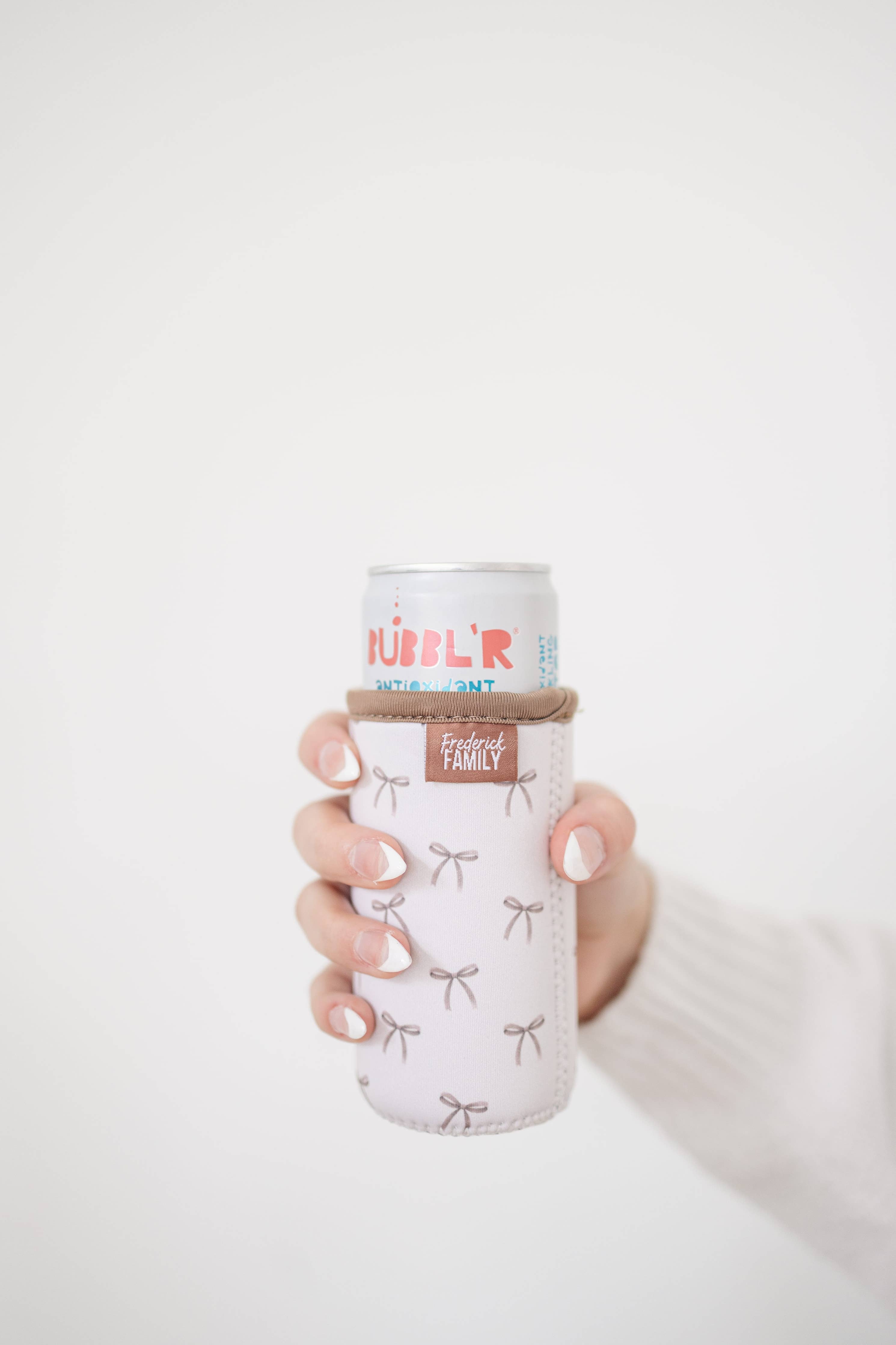 Slim Can Drink Sleeves- Reusable Neoprene Coolers with Aesthetic Patterns, 12oz Skinny Can Holder for Seltzer Energy Drinks