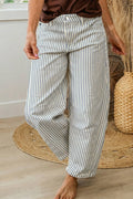 Spring 2026 Western Apparel Stripe Casual Barrel Jeans