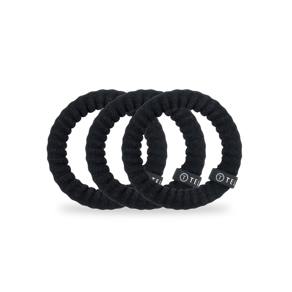 Jet Black | Small | Nylon Hair Ties