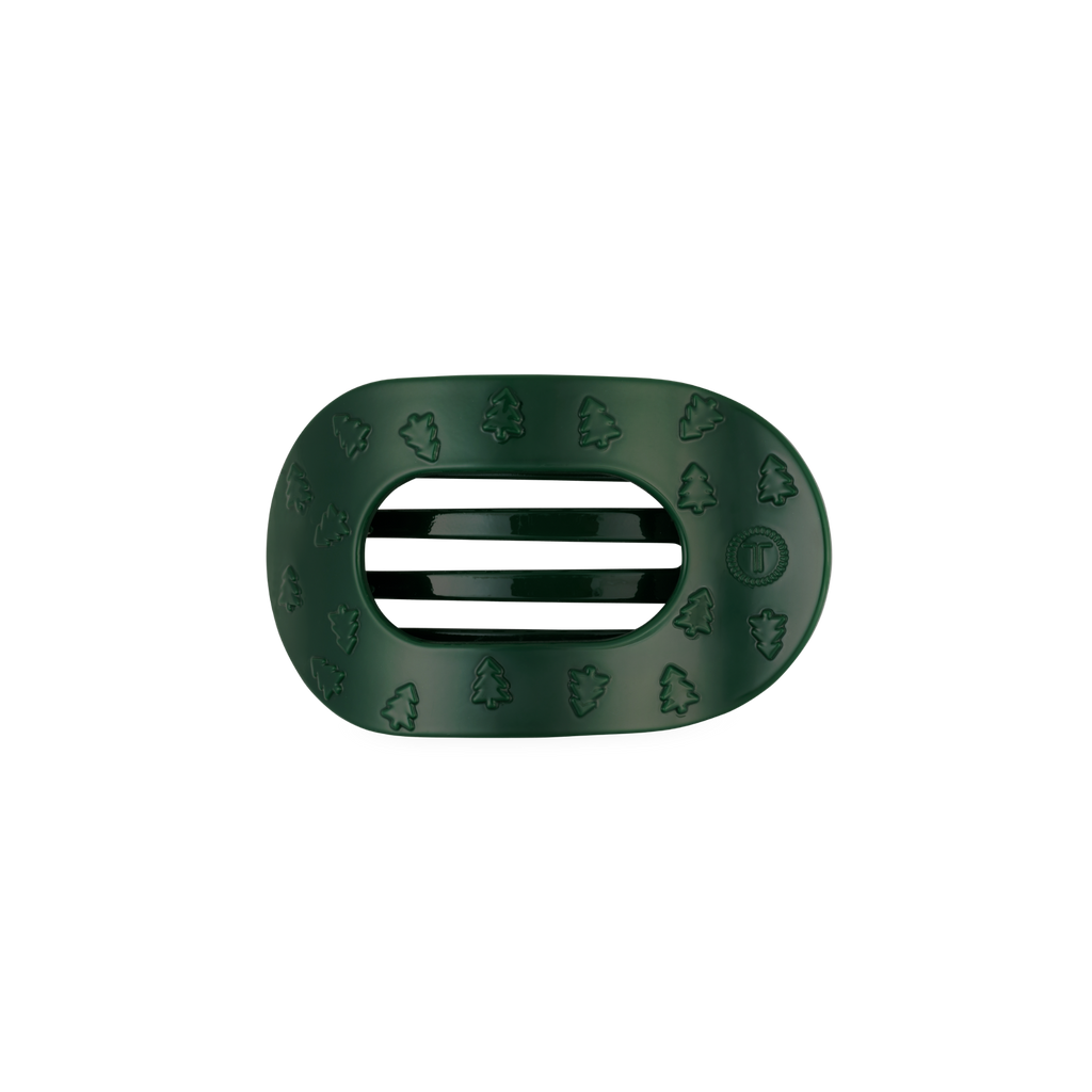 O Christmas Tree | Small | Flat Round Hair Clip