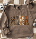 Fall Mama Checkered Pumpkins Name - Sweatshirts & T-Shirts