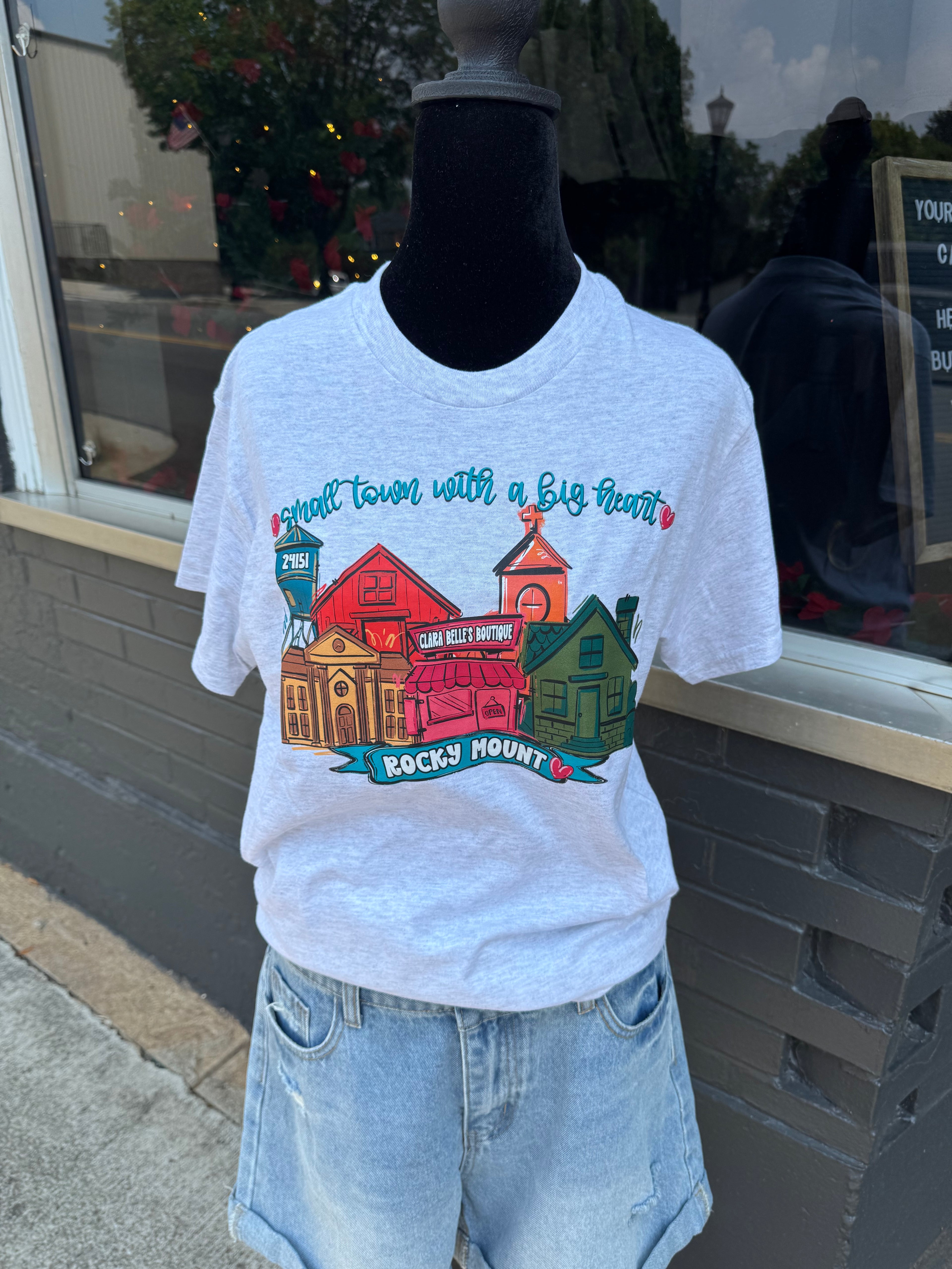 Small Town, Big Heart Custom T-shirts