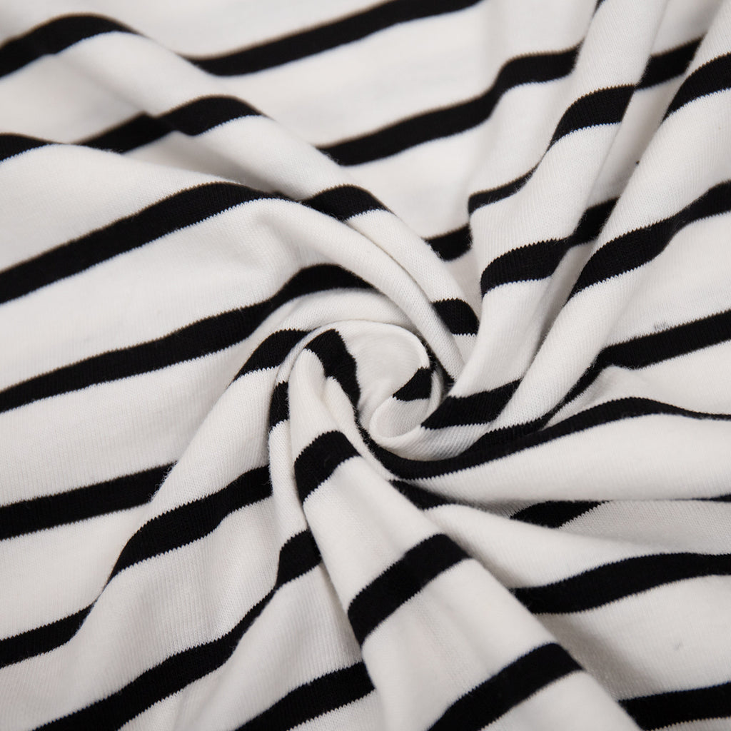 Long sleeved striped T-shirt