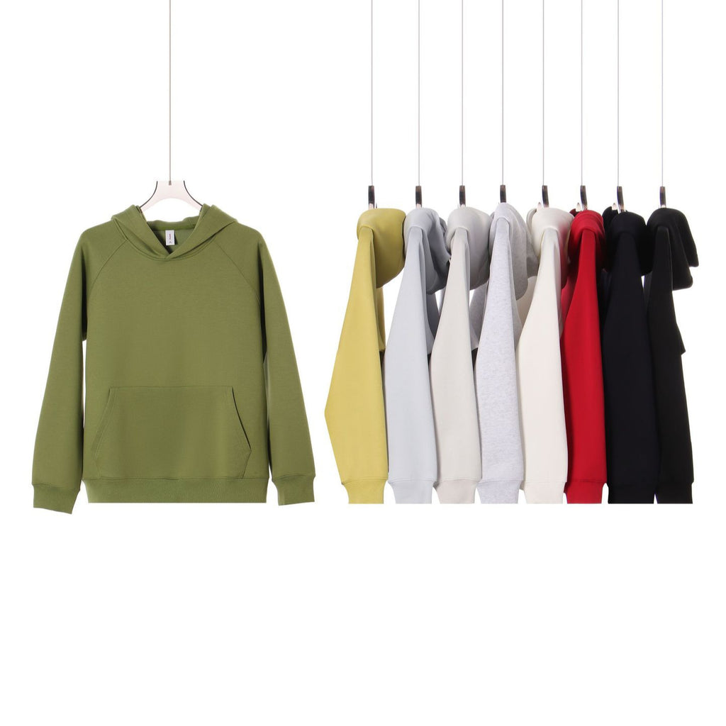 Loose hooded sweatshirt