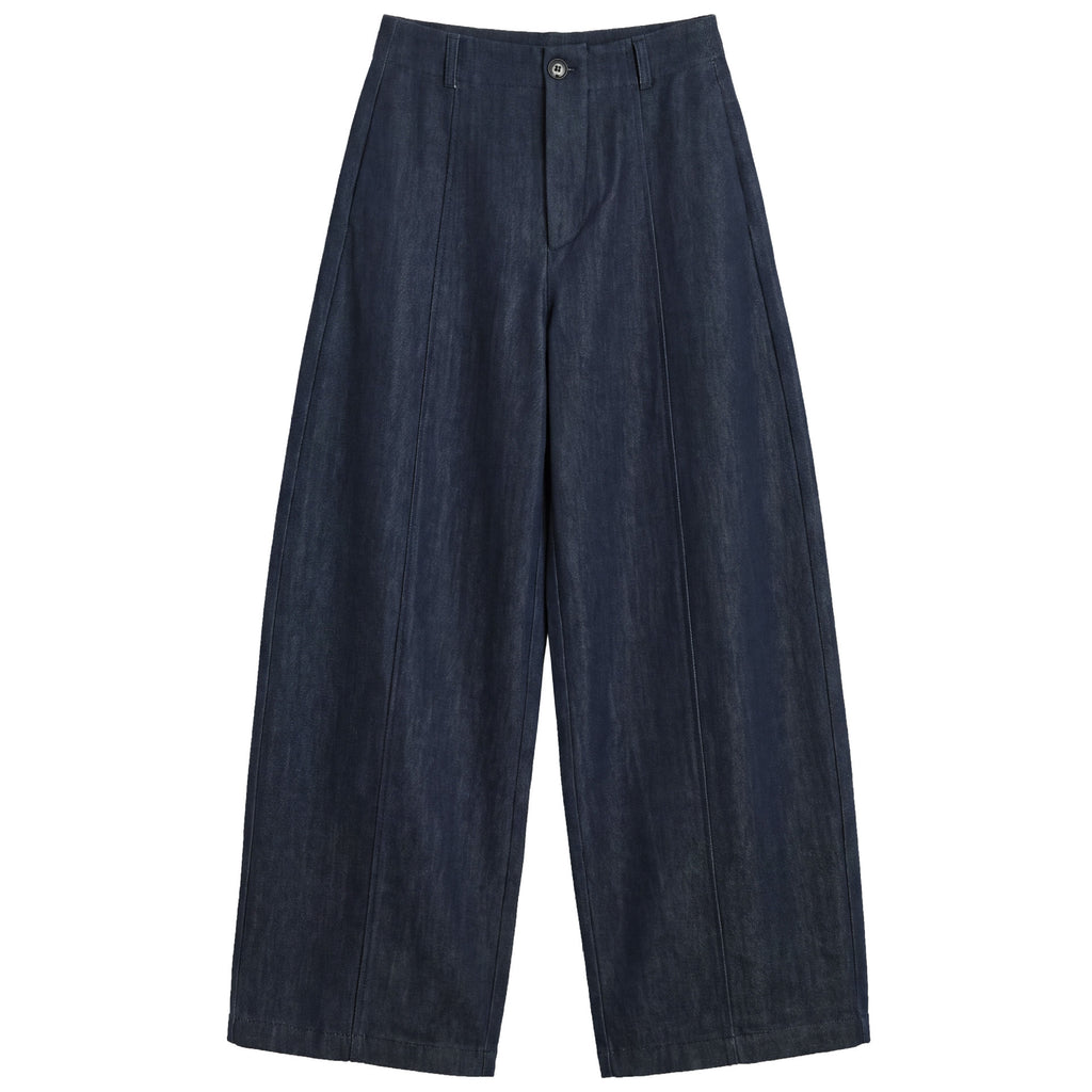Drapey Wide-Leg Pants for Women High-Waisted Slimming Casual Office Trousers