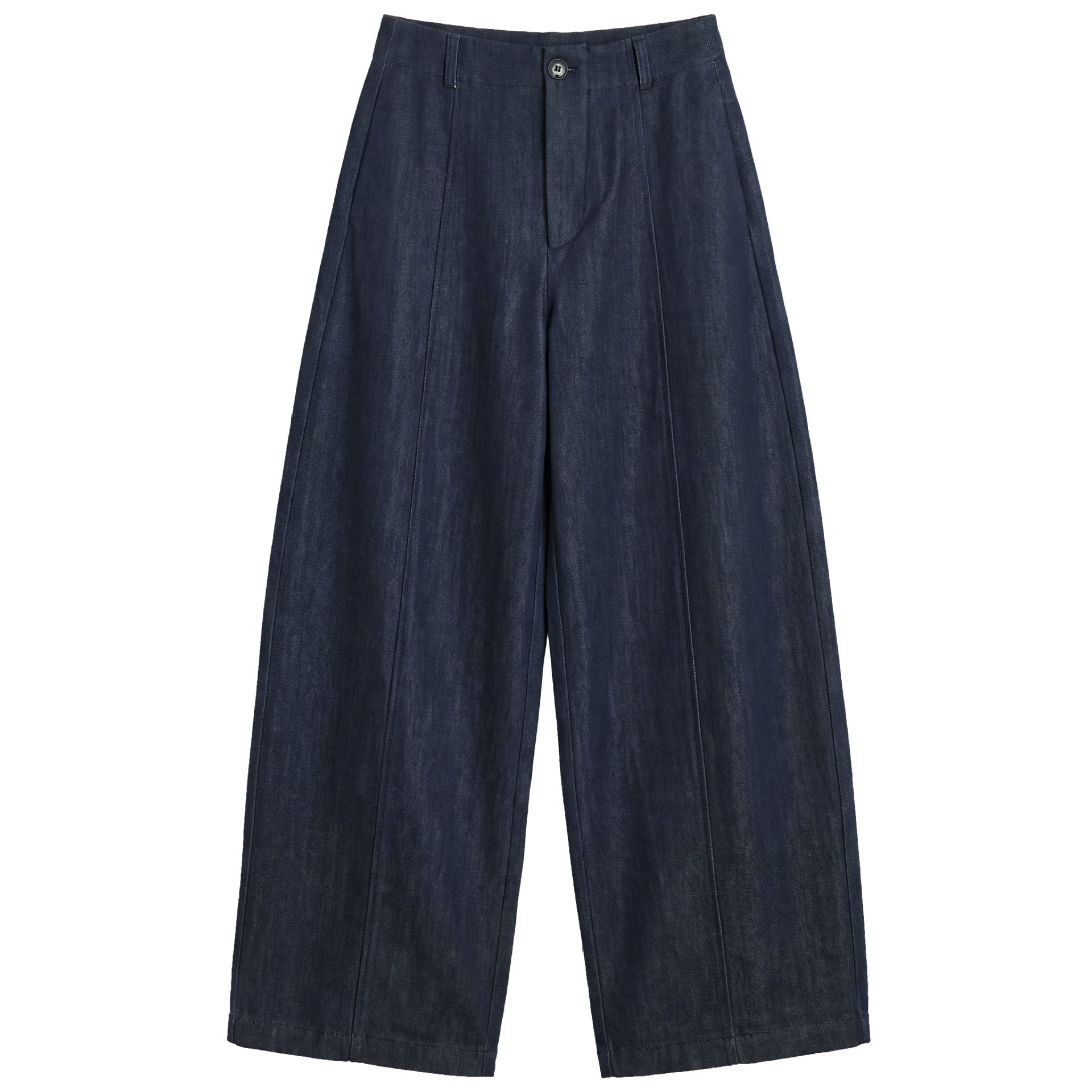 Drapey Wide-Leg Pants for Women High-Waisted Slimming Casual Office Trousers