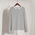 Long sleeved striped T-shirt