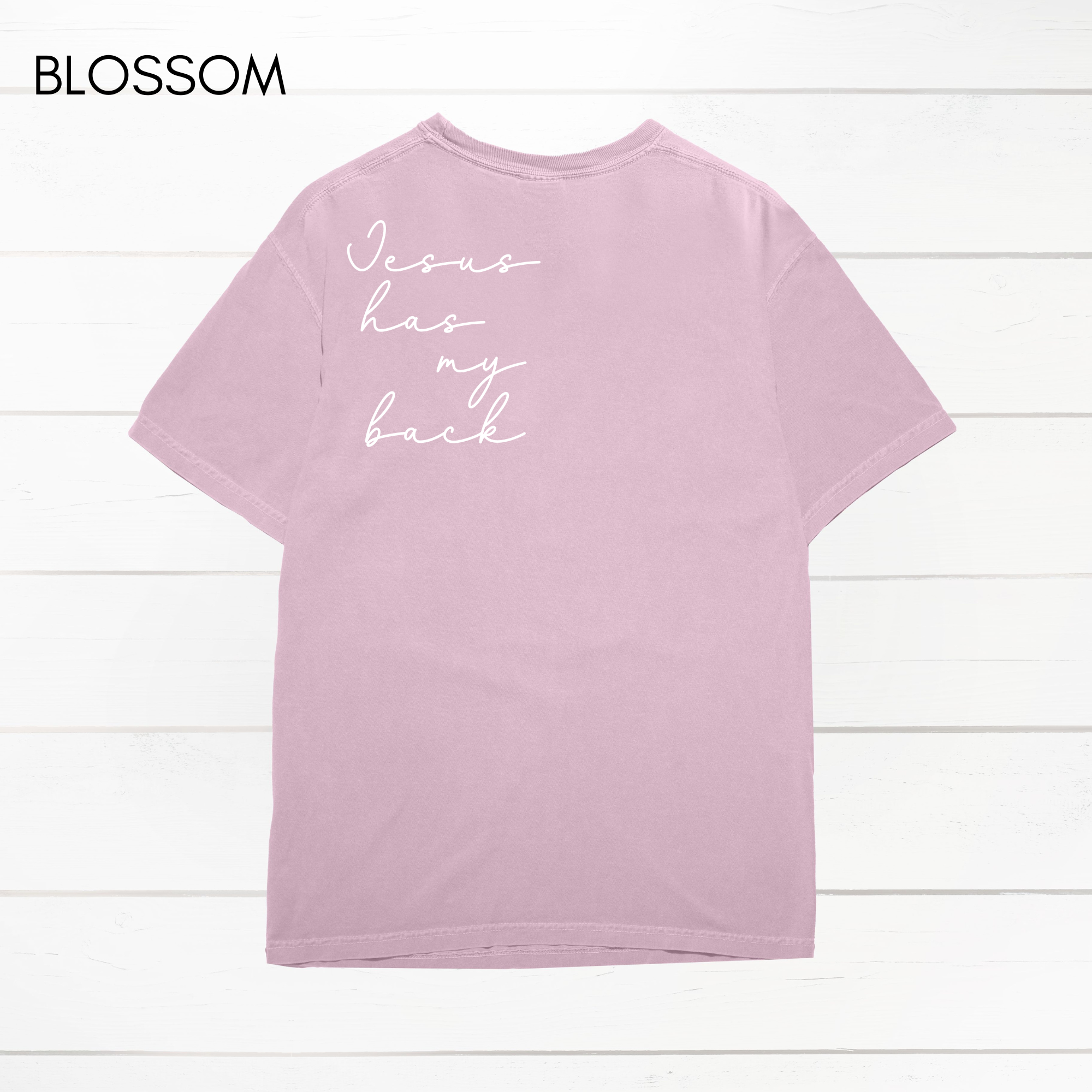 Jesus Has My Back Comfort Colors Heavyweight T-Shirt