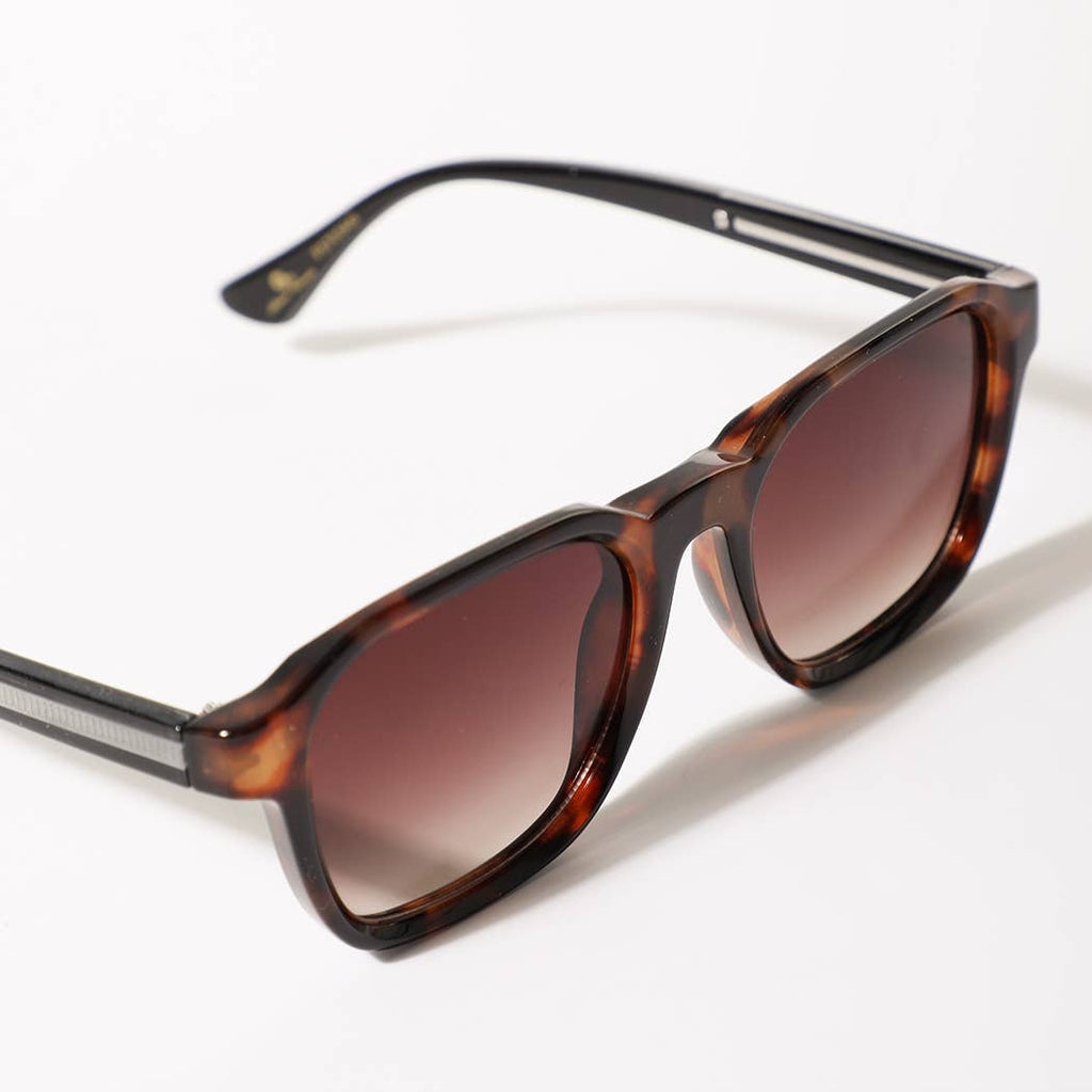 Retro Square Frame Sunglasses Modern Fashion Style