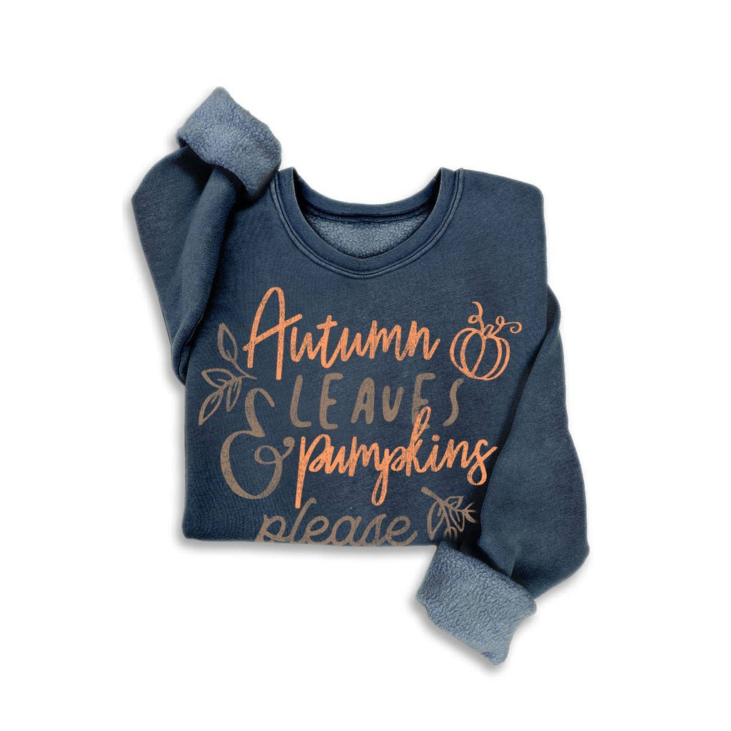 AUTUMN PUMPKINS MINERAL SWEATSHIRTS