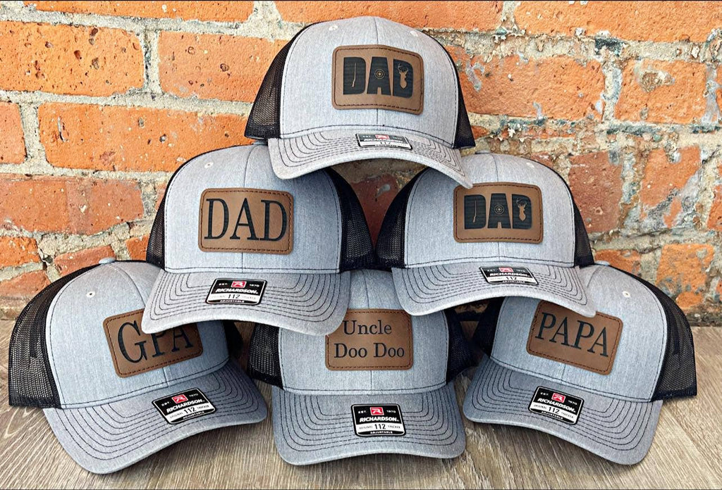 6-Pack Richardson 112 Dad Trucker Hats in Gray & Black
