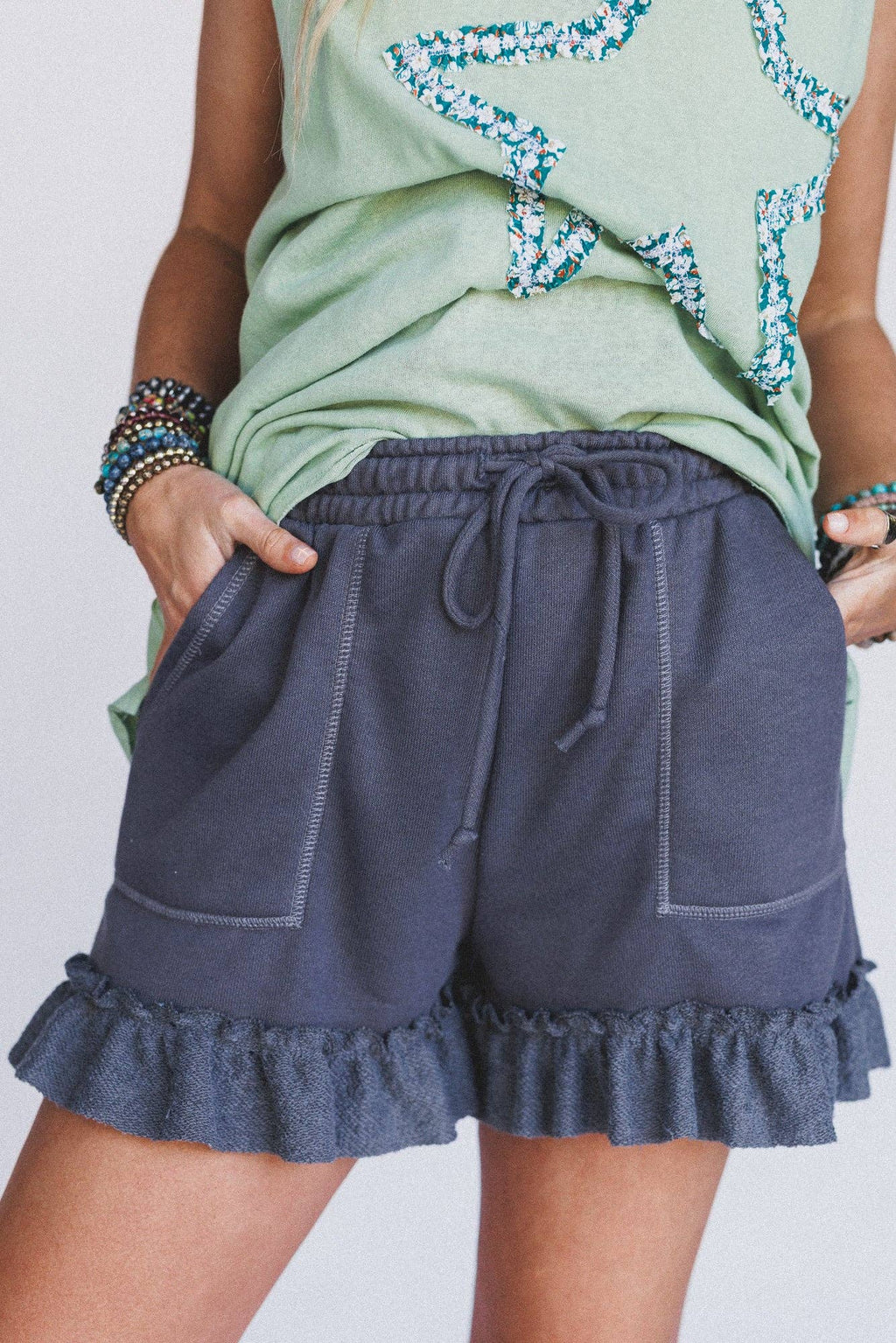 Beachline Textured Shorts - Charcoal