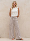 Stripe Wide Leg Pants